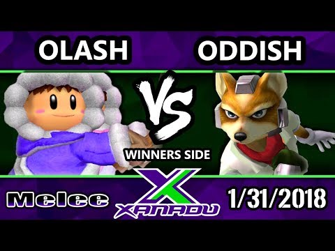S@X 239 Melee - Olash (Ice Climbers) Vs. Oddish (Fox) - Smash Melee Winners Bracket - SSBM