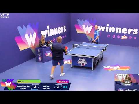 WINners CUP table 2  11.09 Reznichenko Sergei - Boklag Roman 18:00