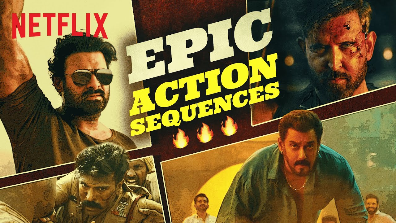 ACTION Sequences That Go BAHOT HARD ❤️‍🔥 Ft. Ram Charan, Hrithik R. & More | Netflix India
