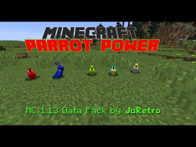 Parrot Power - HEAVY Improvements to parrots! Minecraft Data Pack