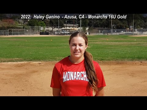 Haley Ganino - 2022 Pitcher/OF/UT - Softball Skills Video - Monarchs 16U Gold