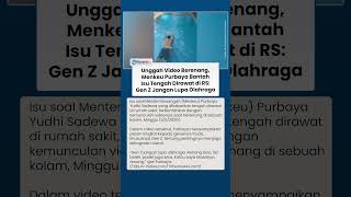 Menkeu Purbaya Bantah Isu Tengah Dirawat di Rumah Sakit, Kirim Pesan ke Gen Z dalam Video Berenang