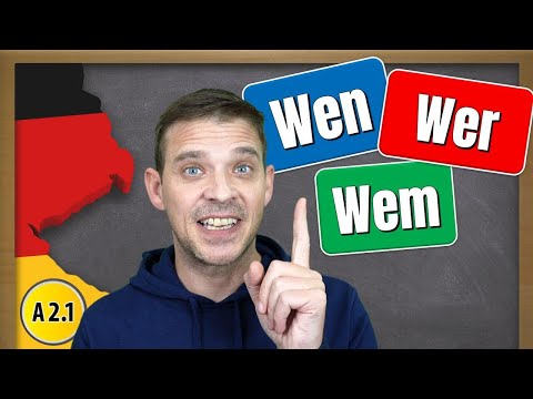 Wer? Wen? Wem? What is the difference and how to use them