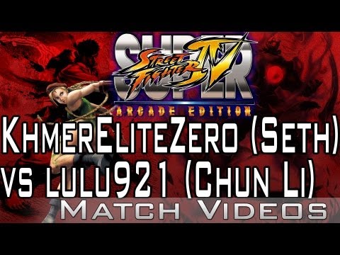 KhmerEliteZero (Seth) vs lulu921 (Chun Li) SSF4 AE 2012 Match Video HD Super Street Fighter 4