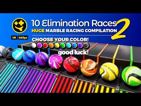 *TEN* Marble Races 2! Elimination Races Compilation | #marbles #marblerun #marblerace #asmr #sensory