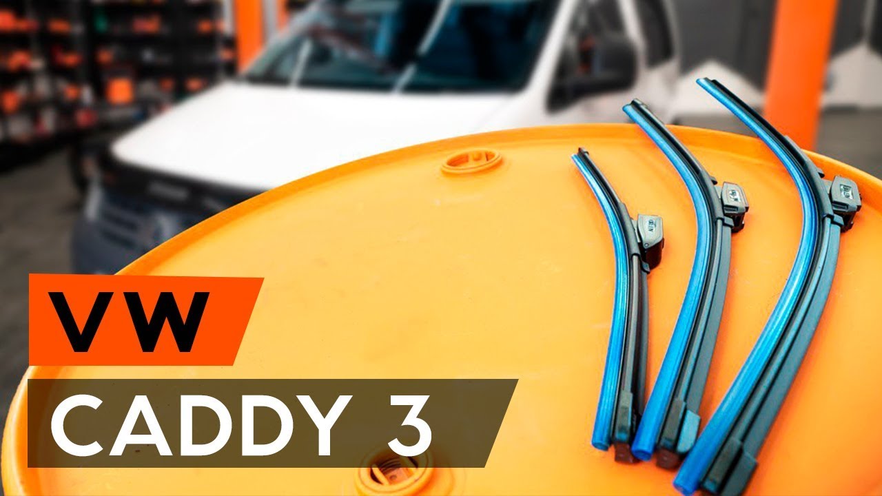 Kako zamenjati avtodel brisalce spredaj na avtu VW Caddy 3 Kombi – vodnik menjave