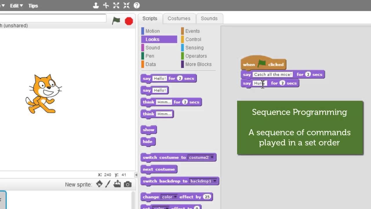 Scratch - Sequence Programming