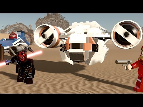 LEGO Star Wars: The Force Awakens - All Playable Vehicles Unlocked | Free Roam Gameplay