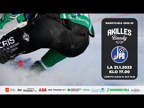 Bandyliigan ottelu: Akilles - JPS LA 21.1.2023 klo 17