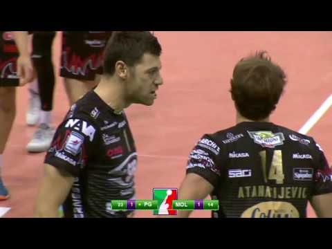 Superlega A1: Highlights Perugia-Molfetta 3-2