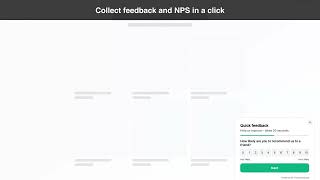 Website surveys and NPS in one click | FloatMessage