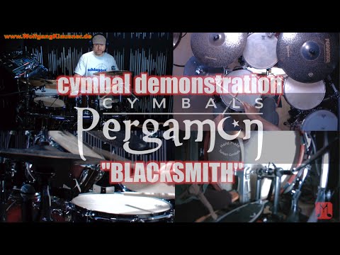 cymbal demonstration PERGAMON "Blacksmith"-series in funky HipHop styles