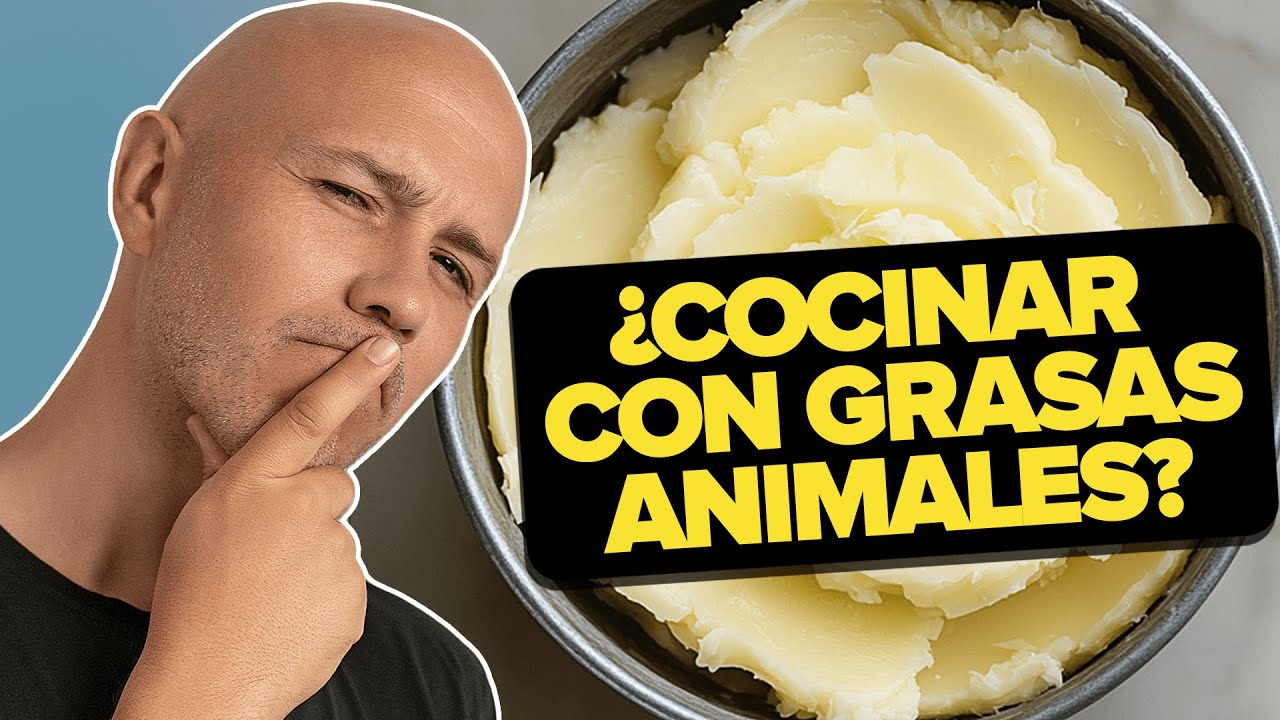 ¿COCINAR CON GRASAS ANIMALES? - MANTECA de CERDO y RES.