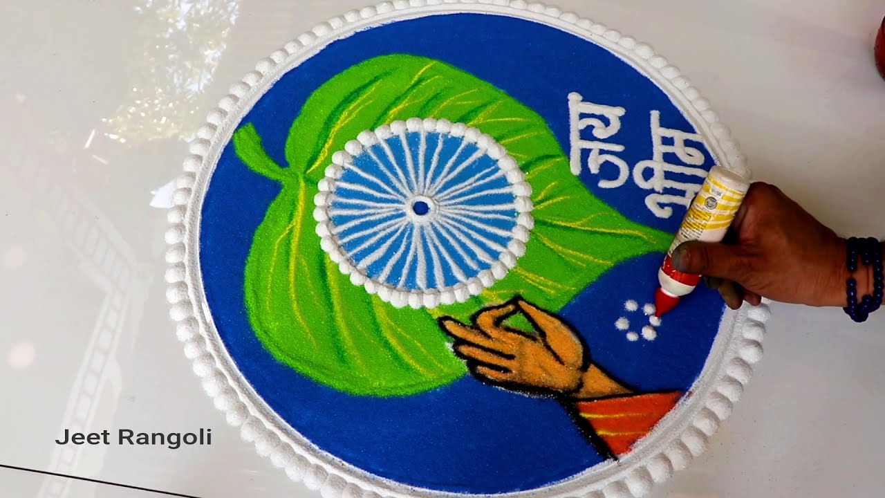 tamil new year rangoli design by jeet rangoli