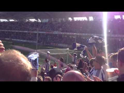 Mål reaktioner i matchen IFK Göteborg - Elfsborg 3-1, 1-0 målet. Allsvenskan 2013