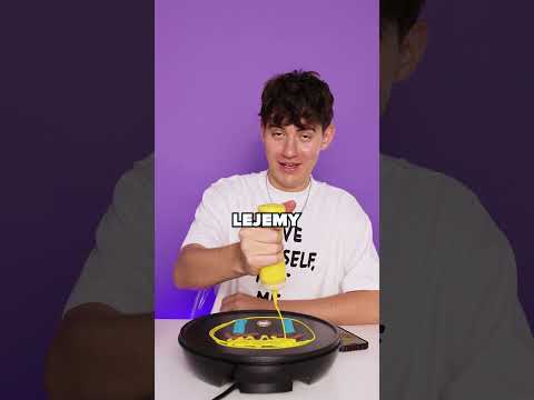 KUPIĘ CI TO CO NARYSUJESZ CIASTEM NALEŚNIKOWYM 😱🥞 *PANCAKE ART*