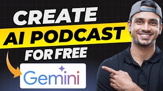 How to Create AI Podcast with Google Gemini (Audio Overview Feature) - Full Tutorial in Hindi