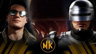 Mortal Kombat 11 - Johnny Cage Vs Robocop (Very Ha