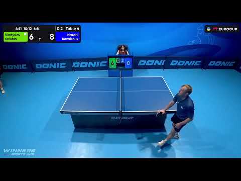 17:35 Vladyslav Kaluhin  - Nazarii Kovalchuk 19.07.2023 TT Euro.Cup Ukraine Star. Table 4