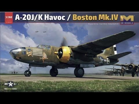 World exclusive unboxing ... 1/32 Hong Kong Model A-20 J/K Havoc/Boston IV