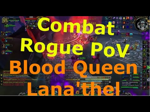 Blood Queen Lana'thel WoW - Combat Rogue PoV - Warmane icecrown 3.3.5