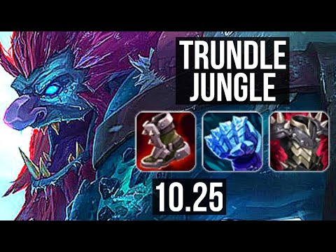 TRUNDLE vs MASTER YI (JUNGLE) | 6/0/10, Dominating | BR Master | v10.25