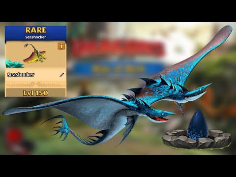 SEASHOCKER Max Level 150 Titan Mode - Dragons:Rise of Berk