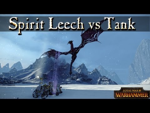 Spirit Leech vs Steam Tank - Total War Warhammer Magic Mechanics