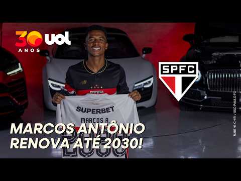 SÃO PAULO ANUNCIA RENOVAÇÃO DE MARCOS ANTÔNIO ATÉ 2030