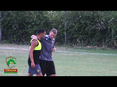 TERNANA, PRIMO ALLENAMENTO DI SALVATORE ALOI IN ROSSOVERDE