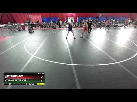 120 Lbs Champ. Round 2 - Joey Enzminger, ND Vs Connor Peterson, MN 9973