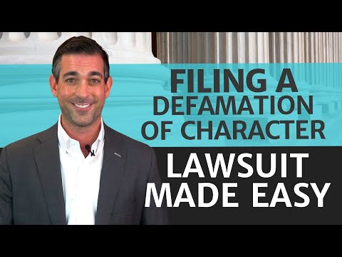 What Does It Take to File a Defamation of Character Lawsuit?