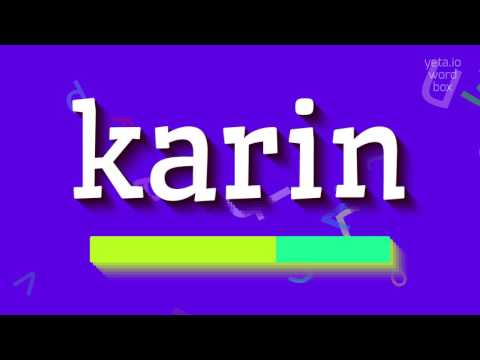How to say "karin"! (High Quality Voices)