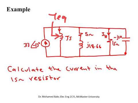 Elec Eng 2CI5: Lecture 26, Admittances and Phasor Diagaram