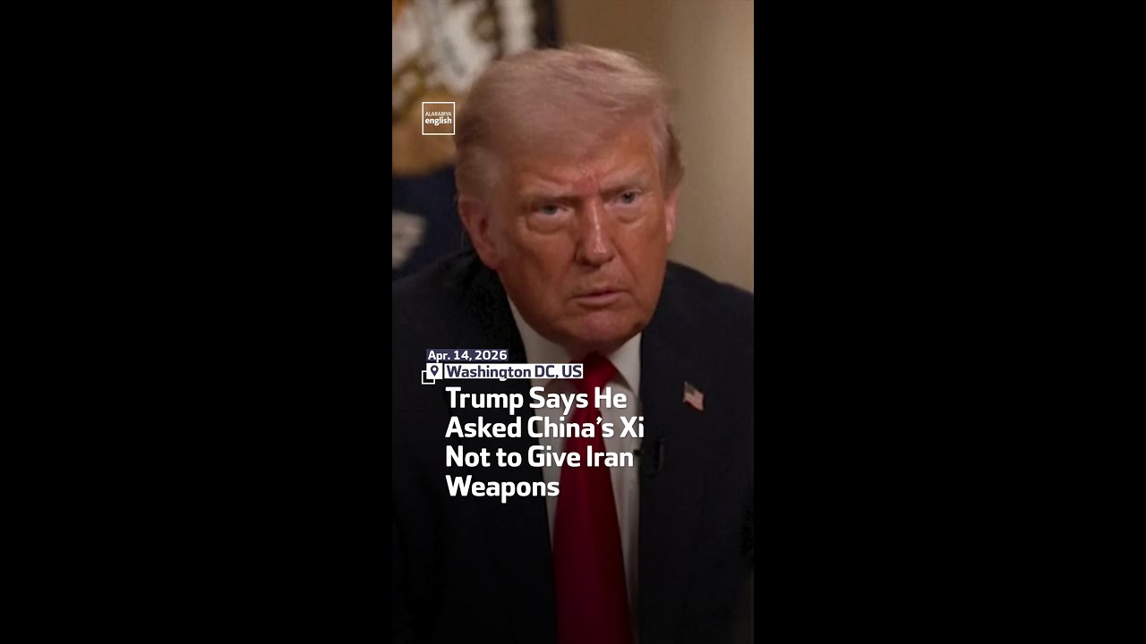 Video | Trump Says He Asked China’s Xi Not to Give Iran Weapons