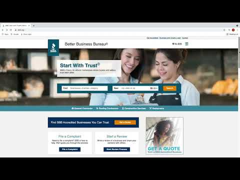 Overview of BBB's Accredited Business Profiles