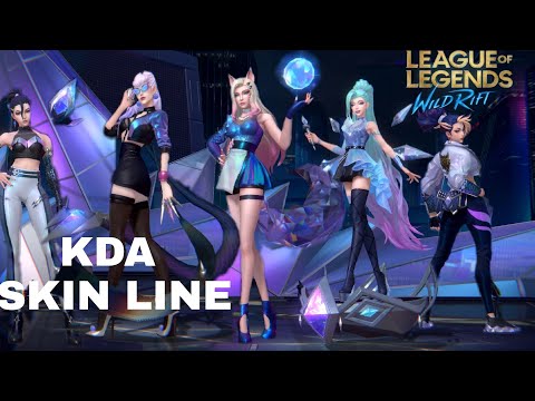 League of Legends: Wild Rift | K/DA All Out Skins 3D Model