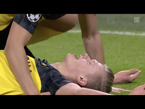 Ein Tor wie ein Strich! Haaland mit Traumtor gegen PSG | DAZN