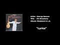 George Benson - On Broadway with Lyrics