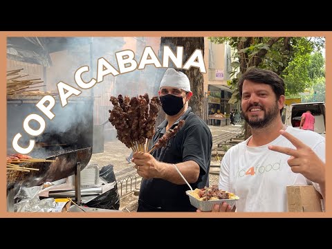 ⏰ 12h COMENDO TUDO em COPACABANA - Rua Barata Ribeiro | RIO4FUN