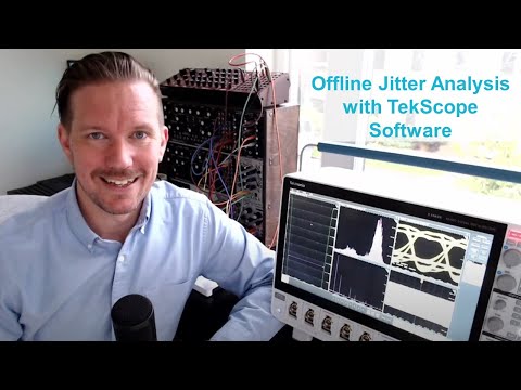 Offline Jitter Analysis Using TekScope Waveform Analysis Software