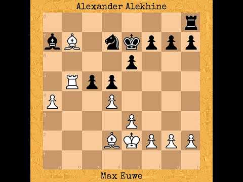 Max Euwe vs Alexander Alekhine | World Championship Match (1935)