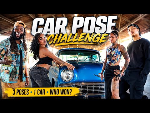 Thumbnail for 6 Models. 1 Classic Car. 3 Poses Each… Who Won? | Car Pose Challenge by classic car