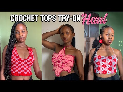 TRY-ON HAUL: I Can’t Stop Making Crochet Tops 😅 | Try-On + Behind the Patterns!