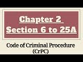 Chapter 2 CrPC | Section 6 to 25A of CrPC | Constitution of Criminal Courts and Offices CrPC
