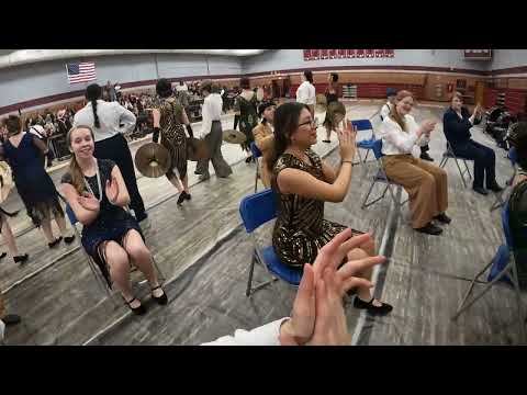 Nutley High School Indoor Percussion 2023 Friends & Family Show Bass 2 Cam