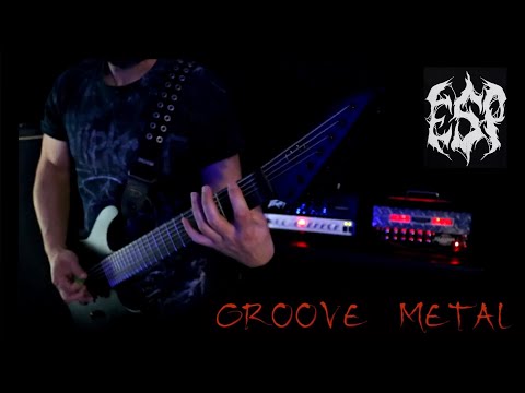 ESP Ltd M-7 HT Baritone // Groove Metal Riffs 
