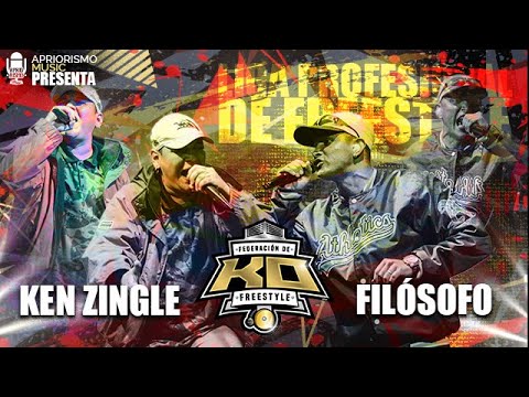 FILÓSOFO vs KEN ZINGLE 🇻🇪 Batallota K.O FDF 🇨🇴 Jornada 7 Liga Colombiana De Freestyle