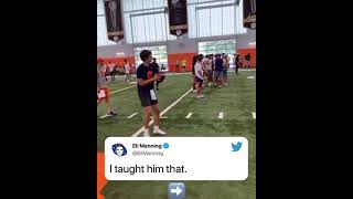 Uncle Eli had to take a little credit for Arch's ball flip and dime π
π― #Shorts