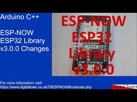 #96 Arduino C++ -  ESP-NOW esp_now_register_recv_cb(OnDataRecv) issues caused by ESP32 v3.0.0